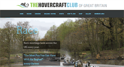 Desktop Screenshot of hovercraft.org.uk