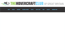 Tablet Screenshot of hovercraft.org.uk